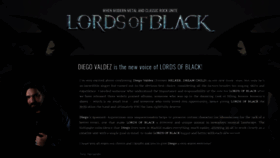 What Lordsofblack.com website looked like in 2019 (4 years ago)