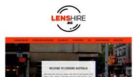 What Lenshire.biz website looked like in 2019 (4 years ago)