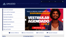 What Leaosampaio.edu.br website looked like in 2019 (4 years ago)