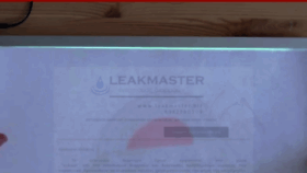 What Leakmaster.biz website looked like in 2019 (4 years ago)