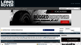 What Landroverforums.com website looked like in 2019 (4 years ago)