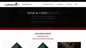 What Localwineevents.com website looked like in 2019 (4 years ago)