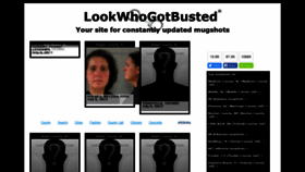 What Lookwhogotbusted.com website looked like in 2019 (4 years ago)