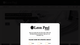 What Leonpaul.com website looked like in 2019 (4 years ago)
