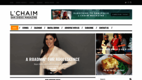 What Lchaimmagazine.com website looked like in 2019 (4 years ago)