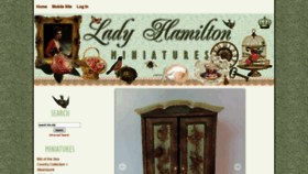 What Ladyhamiltonminiatures.com website looked like in 2019 (4 years ago)