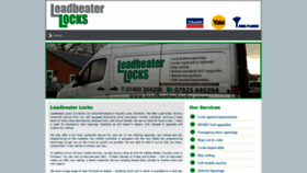 What Leadbeaterlocks.com website looked like in 2019 (4 years ago)
