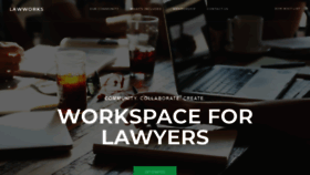What Lawworks.com website looked like in 2019 (4 years ago)