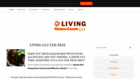 What Livingglutenfreecaseinfree.com website looked like in 2019 (4 years ago)