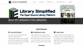 What Librarysimplified.org website looked like in 2019 (4 years ago)