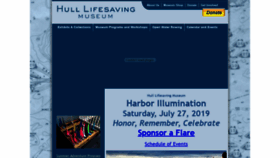 What Lifesavingmuseum.org website looked like in 2019 (4 years ago)