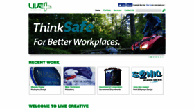 What Livecreative.co.nz website looked like in 2019 (4 years ago)