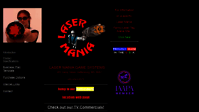 What Lasermania.com website looked like in 2019 (4 years ago)
