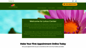 What Lotuscenterchicago.com website looked like in 2019 (4 years ago)