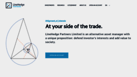 What Linehedge.com website looked like in 2019 (4 years ago)