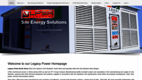 What Legacypower.co.za website looked like in 2019 (4 years ago)