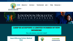 What Loudounholistichealthpartners.com website looked like in 2019 (4 years ago)