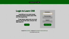 What Learncs8.com website looked like in 2019 (4 years ago)