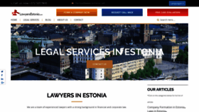 What Lawyersestonia.com website looked like in 2019 (4 years ago)