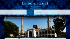 What Lutfullahazrat.com website looked like in 2019 (4 years ago)