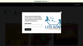What Lehsoap.com website looked like in 2019 (4 years ago)