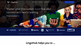What Lingohub.com website looked like in 2019 (4 years ago)