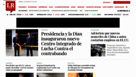 What Larepublica.co website looked like in 2019 (4 years ago)