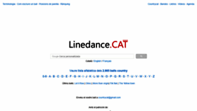 What Linedance.cat website looked like in 2019 (4 years ago)