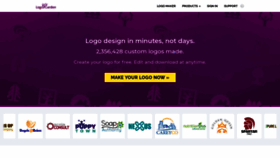 What Logogarden.com website looked like in 2019 (4 years ago)