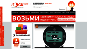 What Lesk.ru website looked like in 2019 (4 years ago)