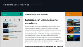 What Leguidedescroisieres.com website looked like in 2019 (4 years ago)