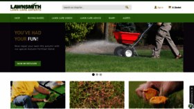 What Lawnsmith.co.uk website looked like in 2019 (6 years ago)
