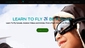 What Learntofly.ca website looked like in 2019 (4 years ago)