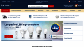 What Luciamo.it website looked like in 2019 (4 years ago)