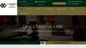 What Lingenbrink.com website looked like in 2019 (4 years ago)
