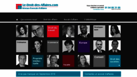 What Le-droit-des-affaires.com website looked like in 2019 (4 years ago)