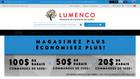 What Lumenco.ca website looked like in 2019 (4 years ago)