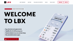 What Lbx.com website looked like in 2019 (4 years ago)