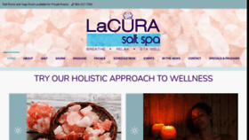 What Lacurasaltspa.com website looked like in 2019 (4 years ago)
