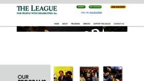 What Leagueforpeople.org website looked like in 2019 (4 years ago)