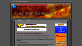 What Livestreamticker.com website looked like in 2019 (4 years ago)