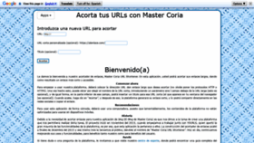 What L2.mastercoria.com website looked like in 2019 (4 years ago)