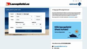 What Laevapiletid.ee website looked like in 2019 (4 years ago)