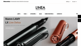 What Linea.com.ec website looked like in 2019 (4 years ago)
