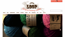 What Loopknittingshop.com website looked like in 2019 (4 years ago)