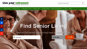 What Liveyourretirement.com website looked like in 2019 (4 years ago)