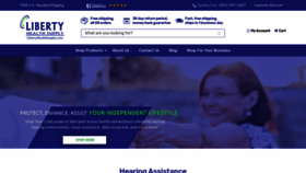 What Libertyhealthsupply.com website looked like in 2019 (4 years ago)
