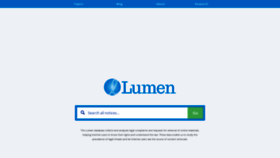 What Lumendatabase.org website looked like in 2019 (4 years ago)