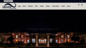 What Ledunesuitehotel.it website looked like in 2019 (4 years ago)