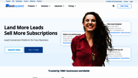 What Leadsquared.com website looked like in 2019 (4 years ago)